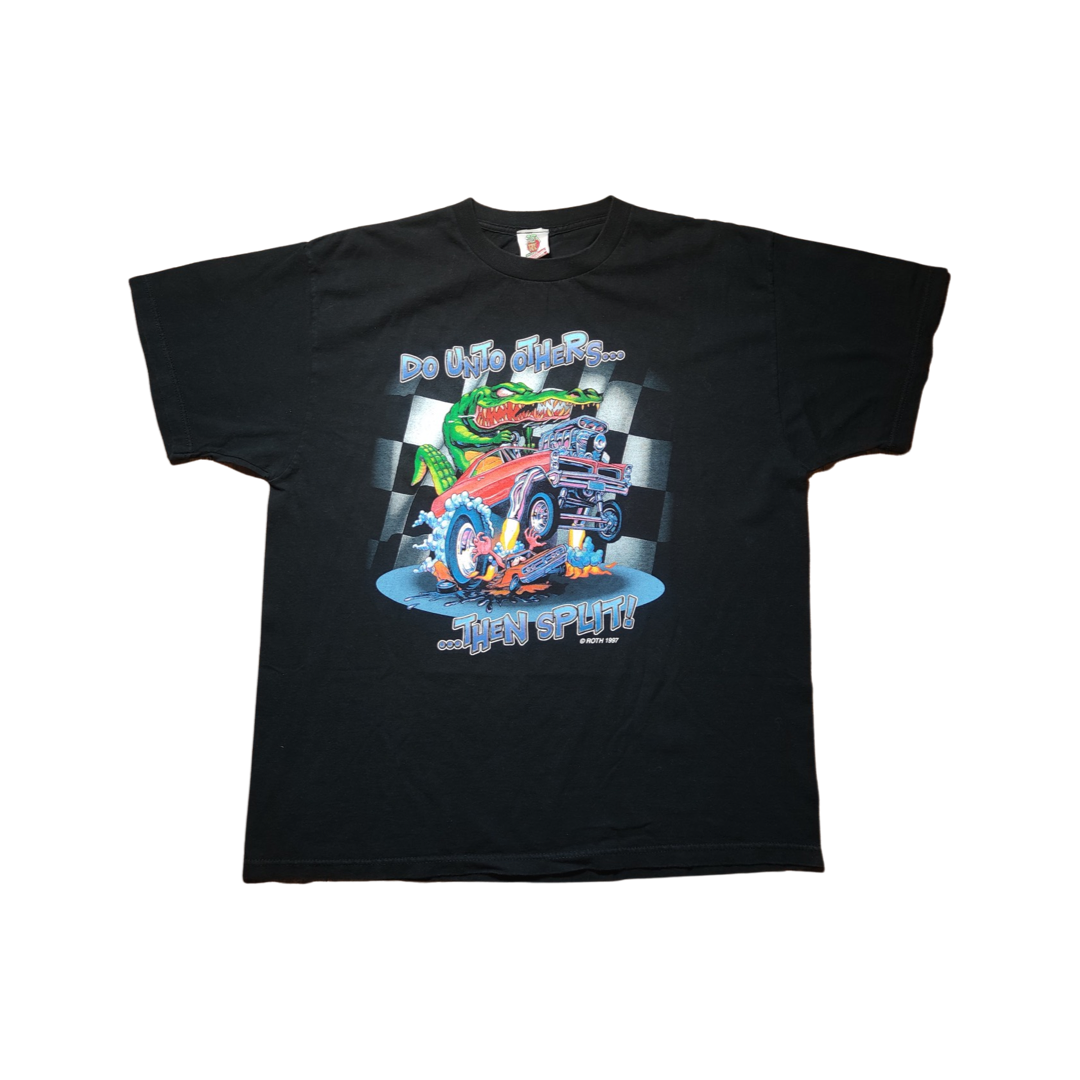 Rat Fink "Do Unto Others… …Then Split!" 1997 Shirt - XL