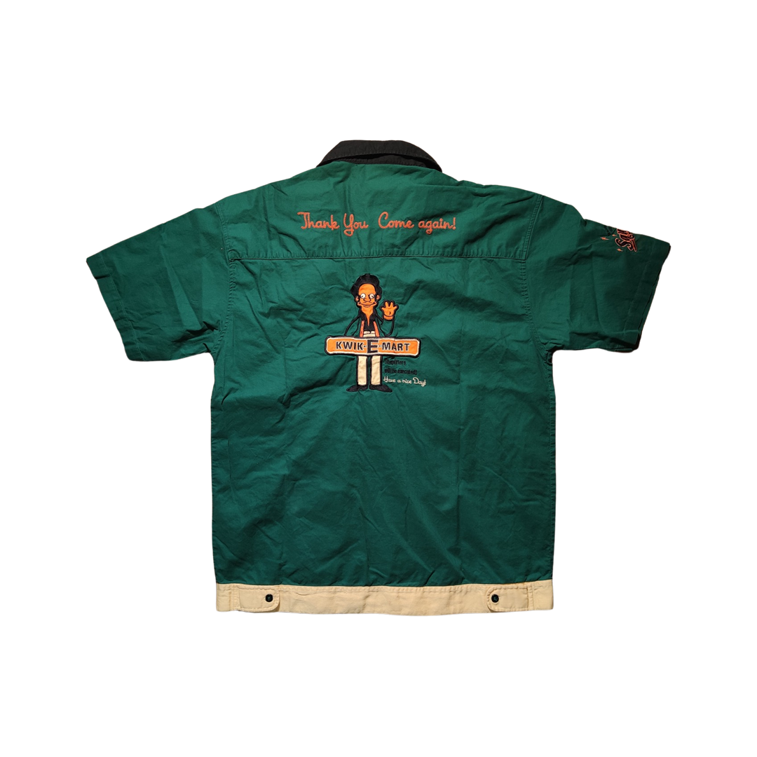 The Simpsons "Kwik-E-Mart" Apu Green Shirt - XL