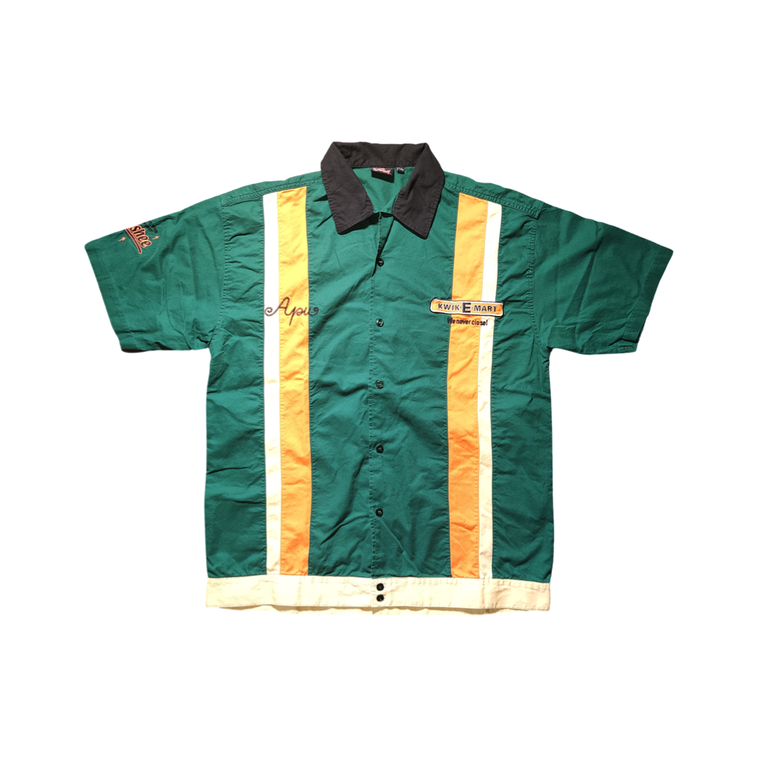 The Simpsons "Kwik-E-Mart" Apu Green Shirt - XL