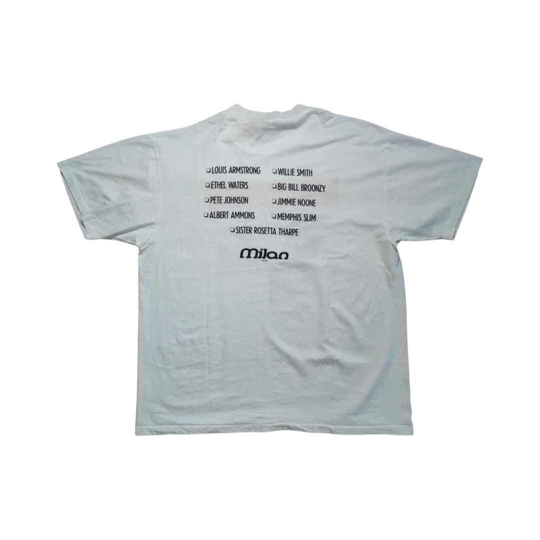 Louis Armstrong, Ethel Waters, Pete Johnson "Le Hot Club De France Archive Series" Milan 1992 Shirt - XL