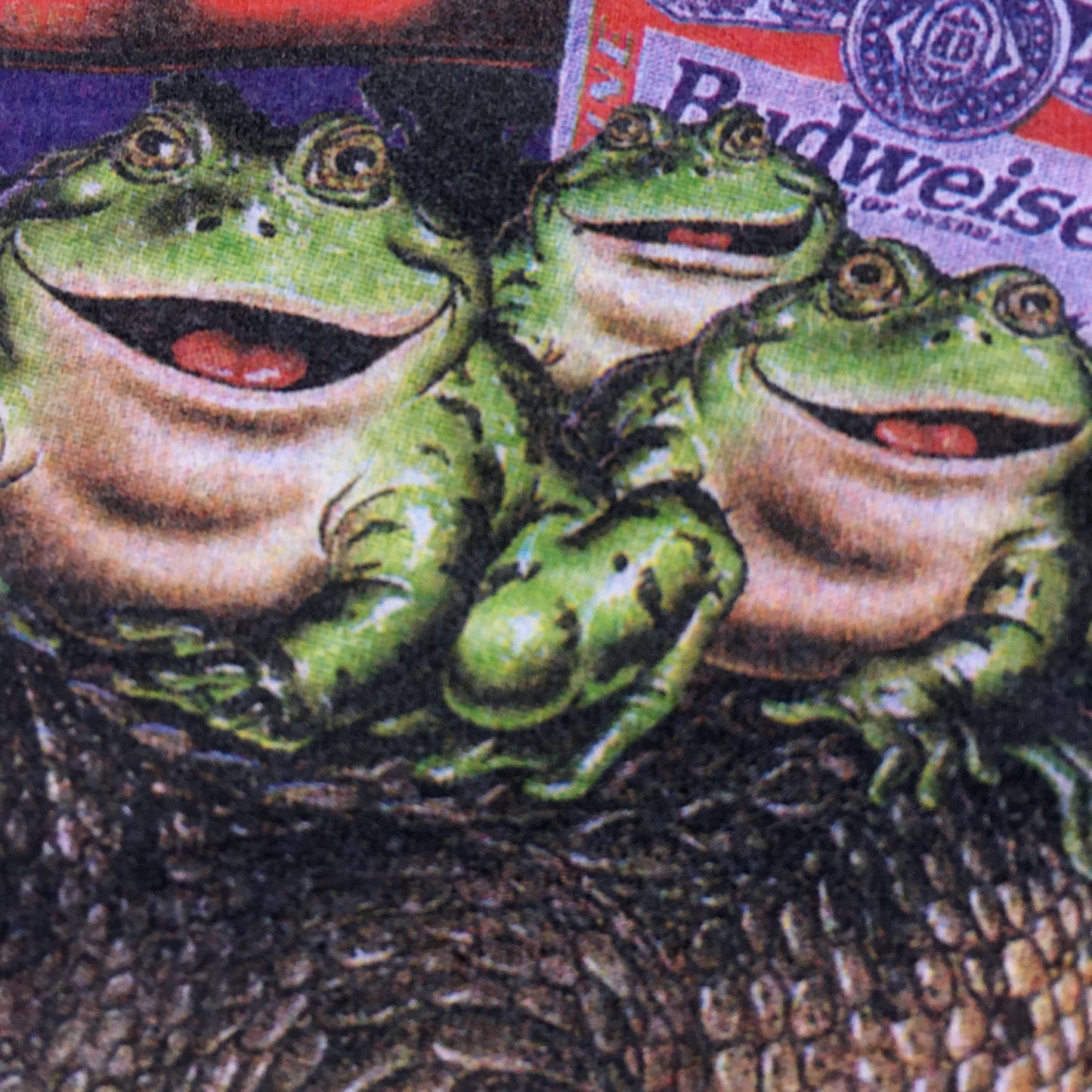 Budweiser "Croc & Frogs" shirt - XL