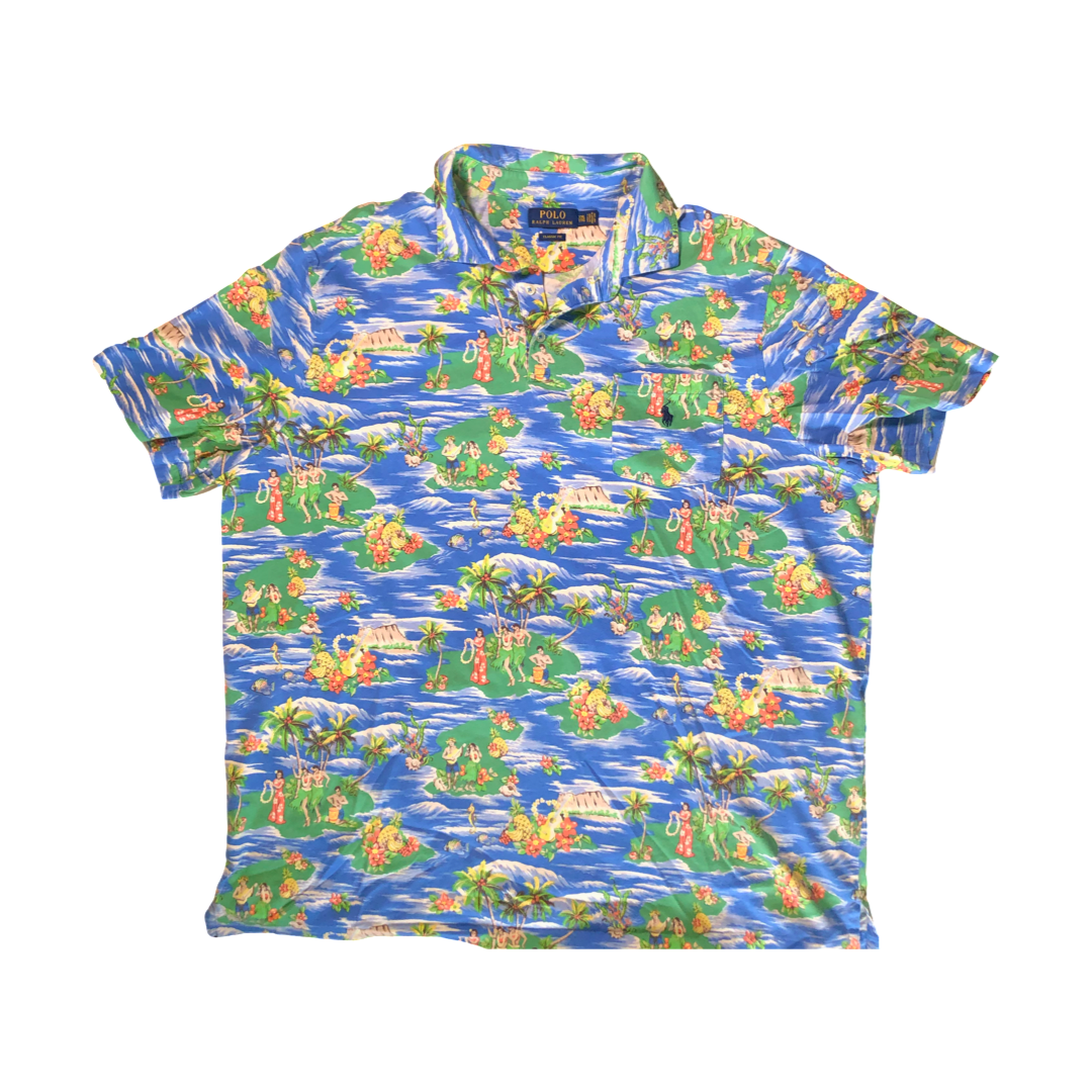 Polo ralph hot sale lauren hawaiian shirt