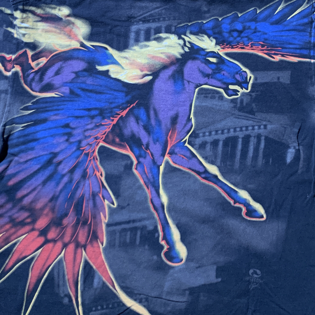 Liquid Blue Pegasus All Over Print 1999 Shirt - XL