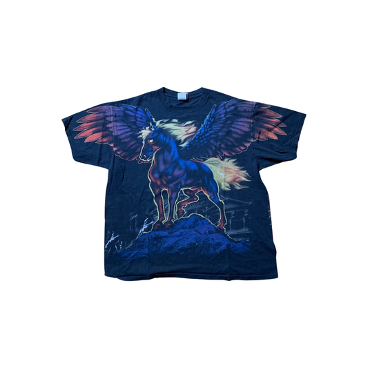 Liquid Blue Pegasus All Over Print 1999 Shirt - XL