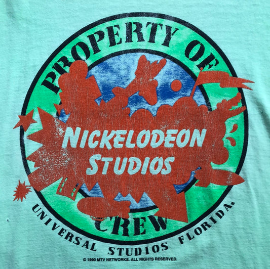 1990 Nickelodeon Studios "Property of Crew" Shirt - XL