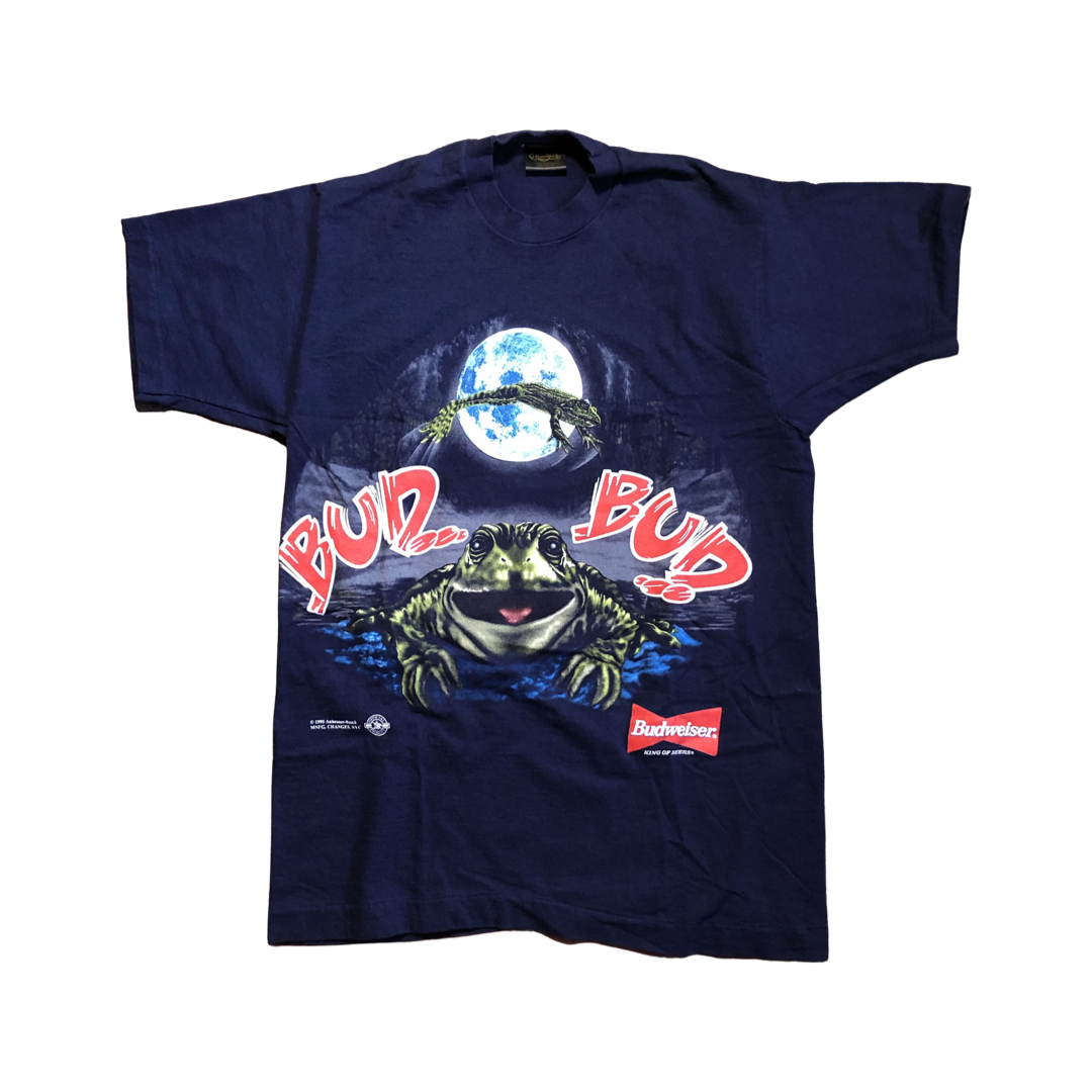 1995 Budweiser Frog "Bud-Bud" Shirt - Large